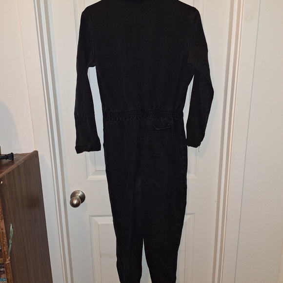 Nasty Gal Black Zipper Front Jumpsuit Womens - Picture 3 of 3